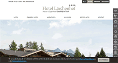Desktop Screenshot of hotel-laerchenhof-seefeld.com